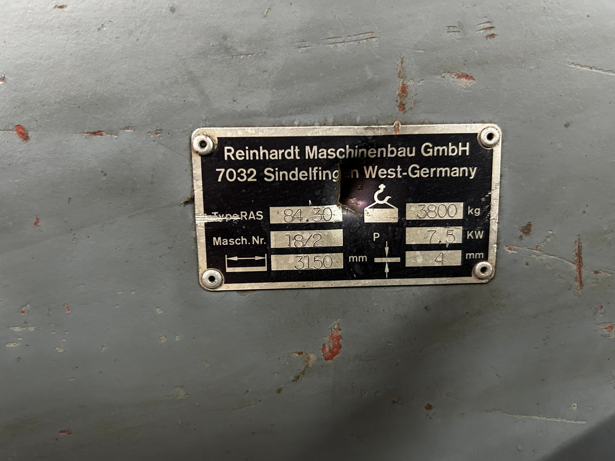 Ghilotină Industrială pentru Tăierea Tablelor Lungime 3M grosime tablei 4mm